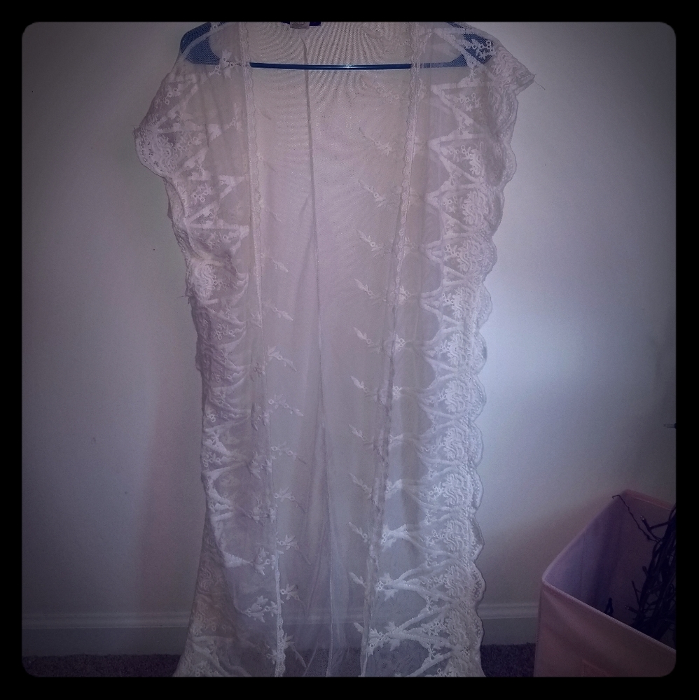Long sheer top